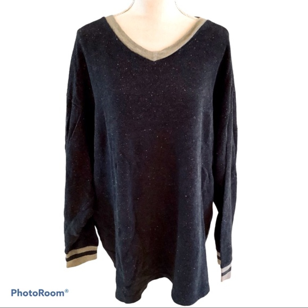Joe Boxer Black, Gray With Silver Sparkle Pajama Set.
